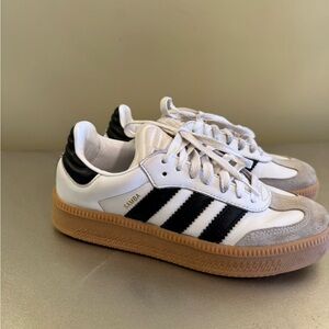 Adidas Samba Sneakers - White and Black